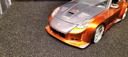 Jada Toys 1/24 Nissan 350z Cooper Option-D JDM USED