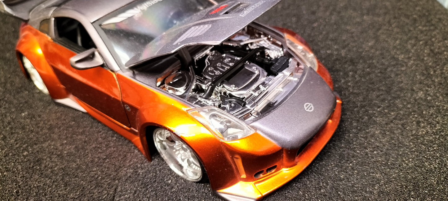 Jada Toys 1/24 Nissan 350z Cooper Option-D JDM USED