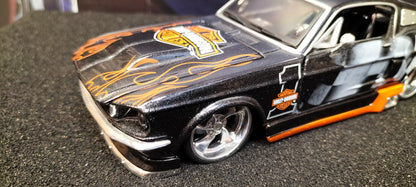 Maisto Design 1/24 Ford Mustang GT 1967 Harley Davidson "1" USED