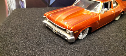 Maisto Design 1/24 Chevy Nova SS 1970 Cooper USED