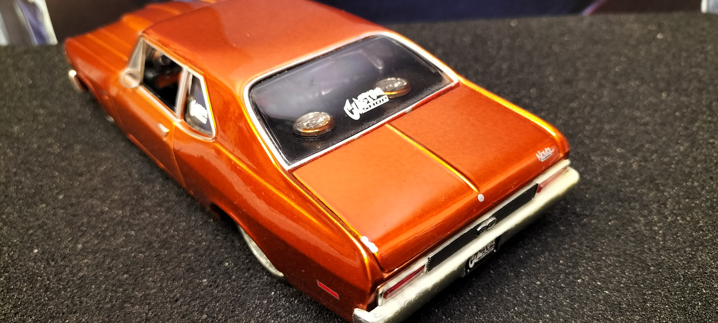 Maisto Design 1/24 Chevy Nova SS 1970 Cooper USED
