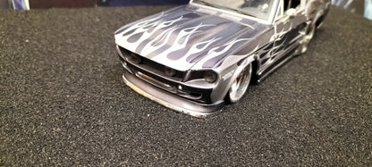 Maisto Design 1/24 Ford Mustang GT 1967 Gray Flame USED