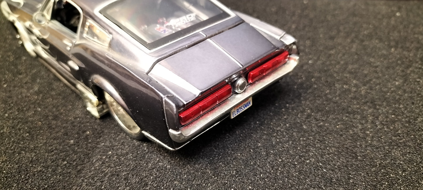 Maisto Design 1/24 Ford Mustang GT 1967 Gray Flame USED