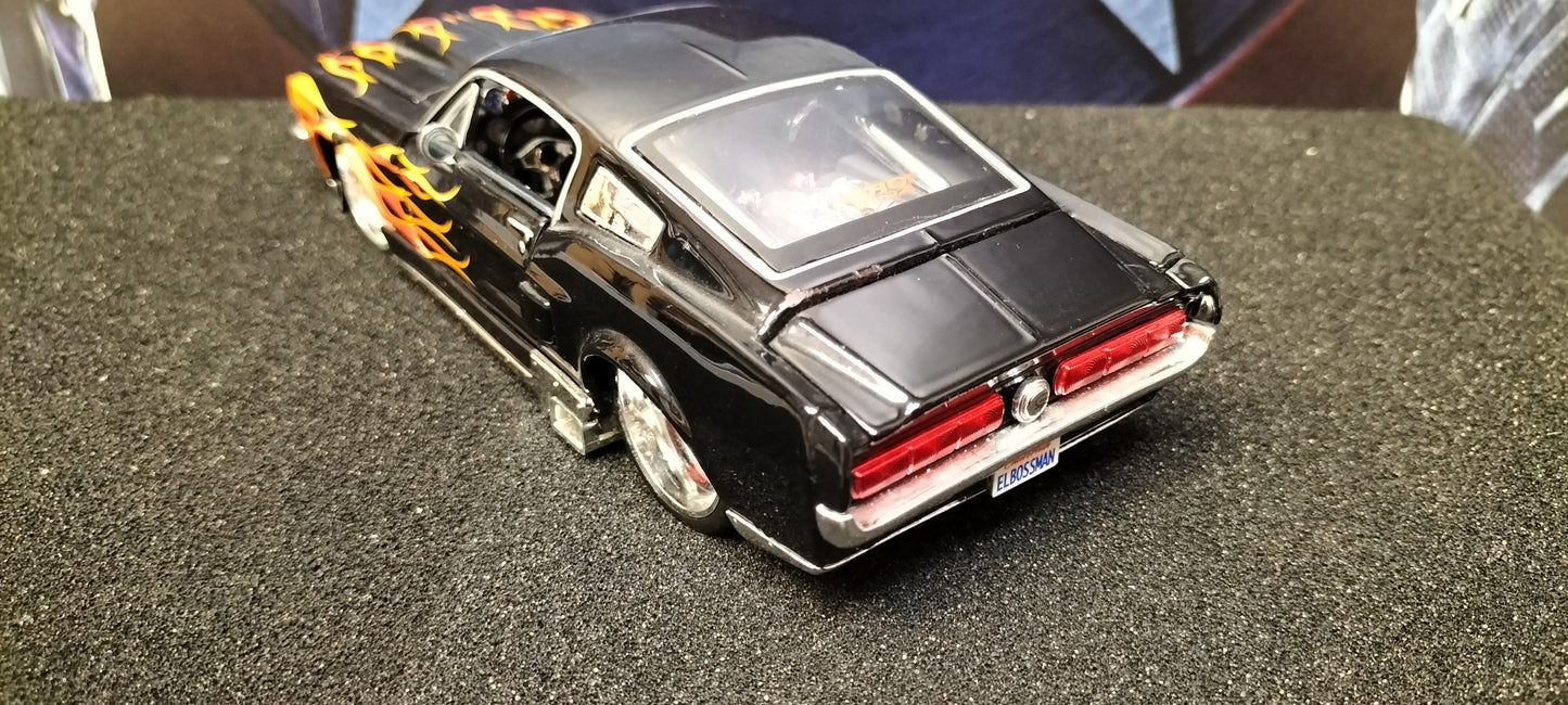 Maisto Design 1/24 Ford Mustang GT 1967 Black Flame USED