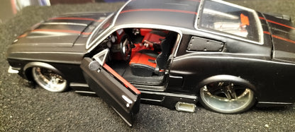 Maisto Design 1/24 Ford Mustang GT 1967 Black Matt USED