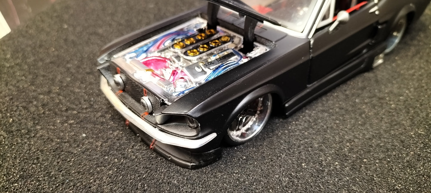 Maisto Design 1/24 Ford Mustang GT 1967 Black Matt USED