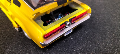 Maisto Design 1/24 Ford Mustang GT 1967 Yellow Black Stripes USED