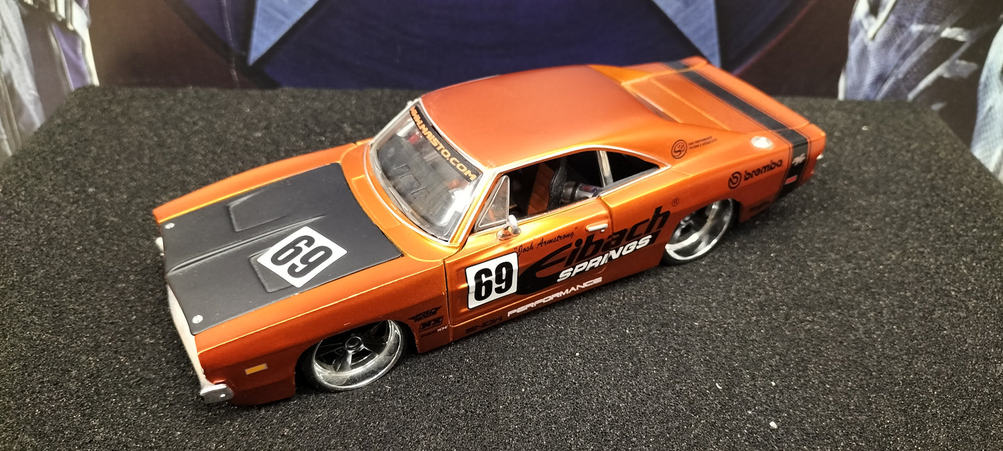 Maisto Design 1/24 Dodge Charger R/T 1969 "69" Cooper Eibach USED