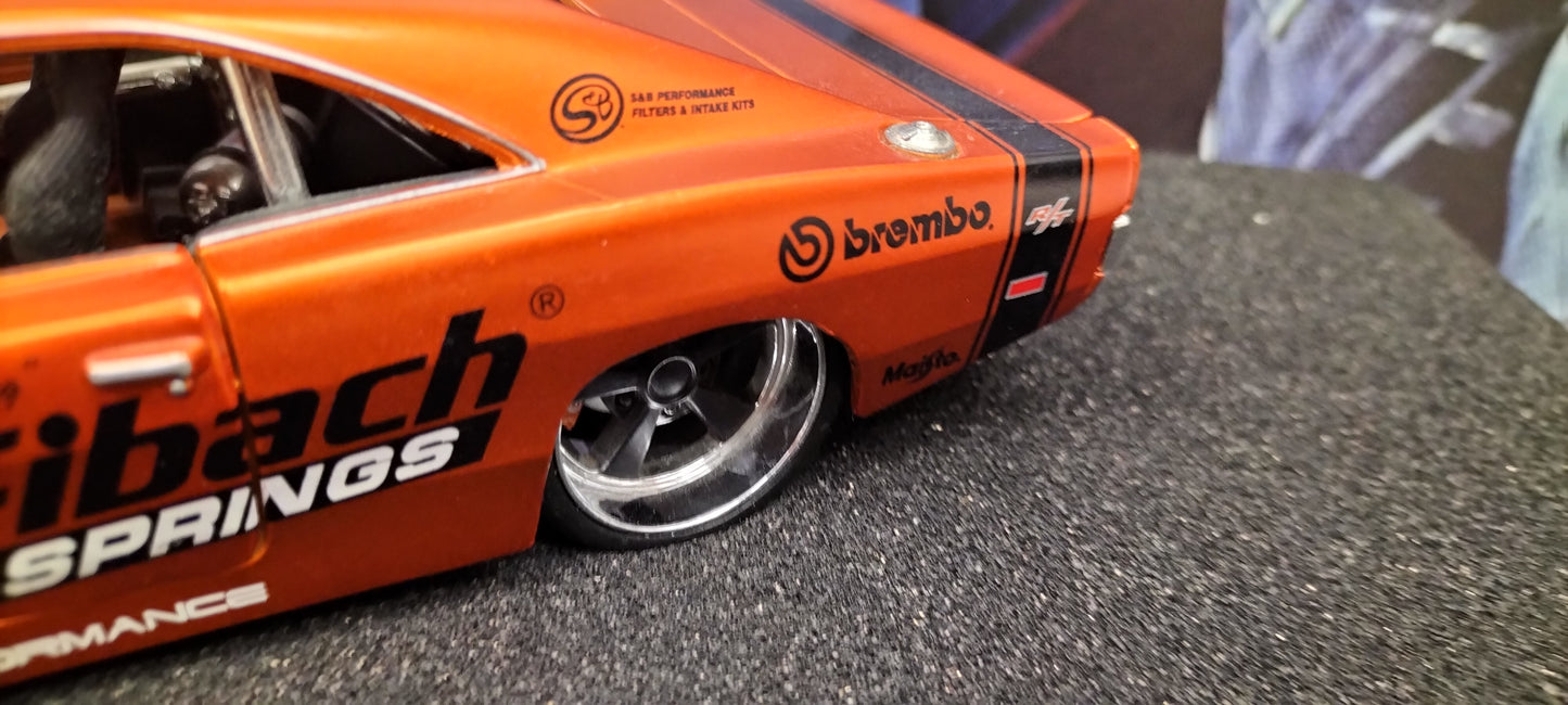 Maisto Design 1/24 Dodge Charger R/T 1969 "69" Cooper Eibach USED