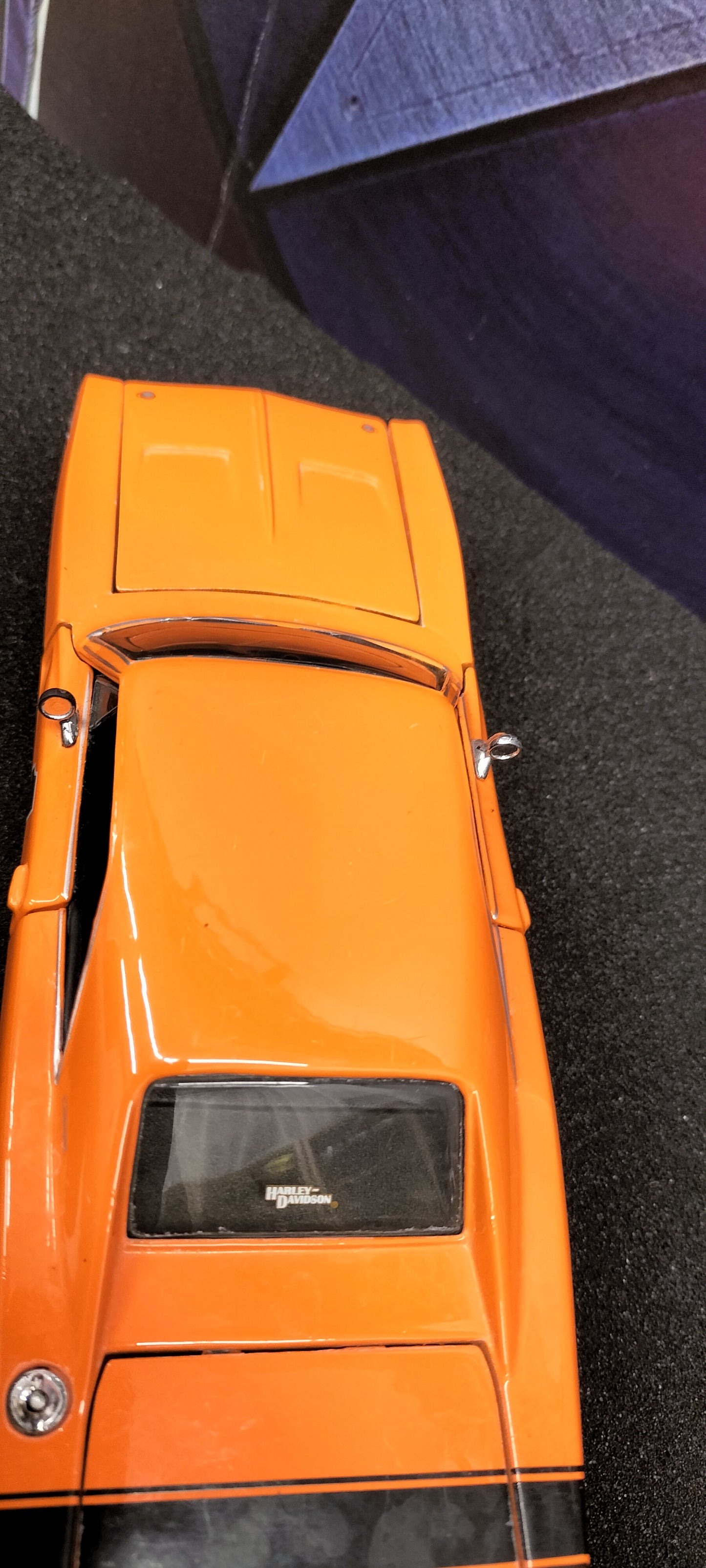 Maisto Design 1/24 Dodge Charger R/T 1969 Orange H-D USED