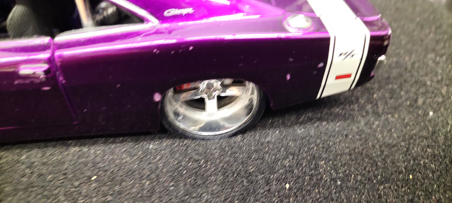 Maisto Design 1/24 Dodge Charger R/T 1969 Purple USED