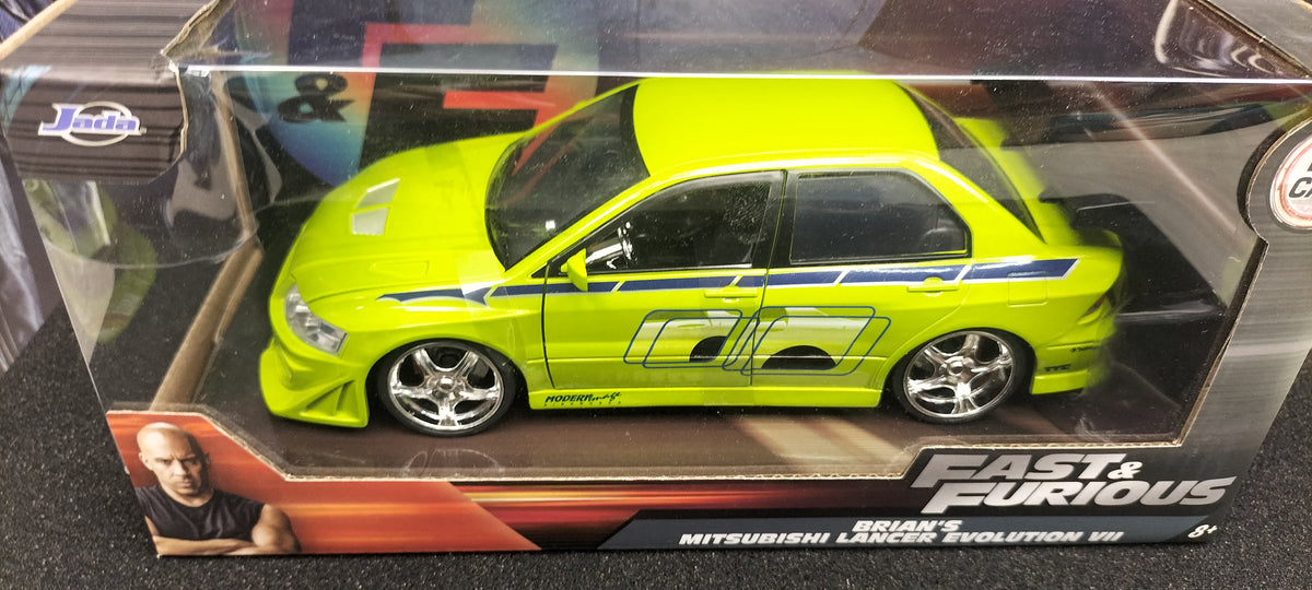 Jada Toys 1/24 Mitsubishi Lancer Evo 7 Fast & Furious