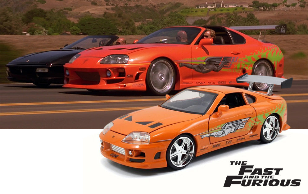 Jada Toys 1/24  Toyota Supra MK4 Orange Brian Oconer  Fast & Furious