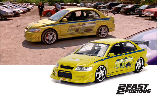 Jada Toys 1/24 Mitsubishi Lancer Evo 7 Fast & Furious